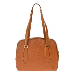 Bolsa Louis Vuitton Vintage Voltaire Epi Caramelo