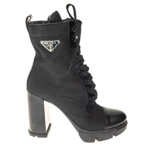 Bota Prada Cano Médio Re-Nylon Preta