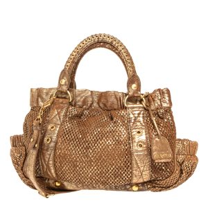 Bolsa Miu Miu Couro Bronze