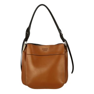 Bolsa Prada Margit Couro Marrom e Preto