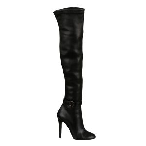 Bota Jimmy Choo Cano Longo Preta