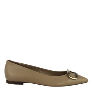 Sapatilha Carolina Herrera Couro Cinza