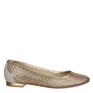 Sapatilha Salvatore Ferragamo Metalizada