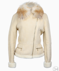 Jaqueta Dior Camurça Fox Cinza