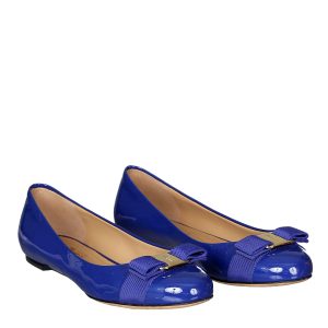Sapatilha Salvatore Ferragamo Verniz Azul