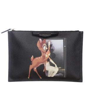 Bolsa Givenchy Clutch Bambi Preta