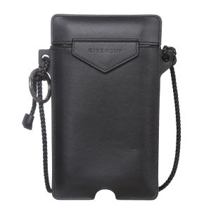 Bolsa Porta Celular Givenchy Couro Preto