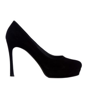 Sapato Saint Laurent Pump Camurça Preto