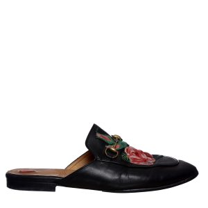 Mule Gucci Princetown Bordado Floral