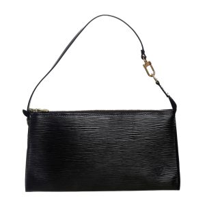 Bolsa Louis Vuitton Pochette Epi Preta