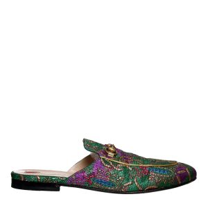 Sapato Gucci Mule Princetown Bordado Colorido