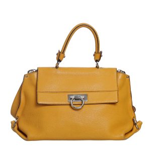 Bolsa Salvatore Ferragamo Sofia Amarela