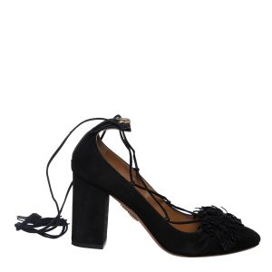 Sapato Aquazzura Camurça Preto