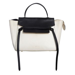 Bolsa Celine Belt Bicolor Preto