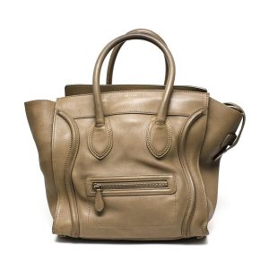 Bolsa Celine Couro Bege