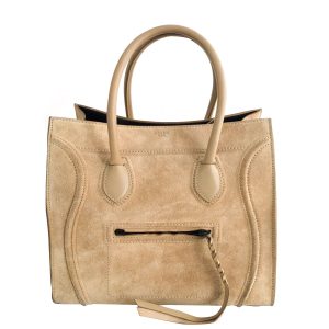 Bolsa Celine Phanton Bege Camurça