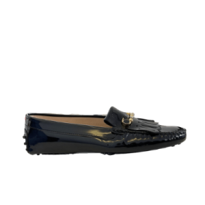Mocassim Tods de Verniz Preto Tam 385 Br