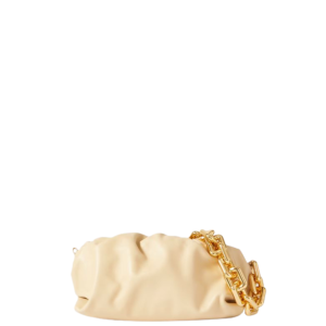 Bolsa Bottega Veneta The Chain Pouch Bege Claro