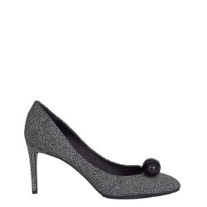 Scarpin Louis Vuitton Preto e Branco Tam 365 Br