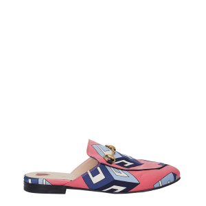Mule Gucci Princetown Horsebit Rosa Estampado Tam 34 Br