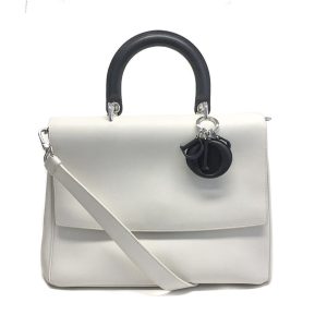 Bolsa Dior Branca com Detalhes Preto