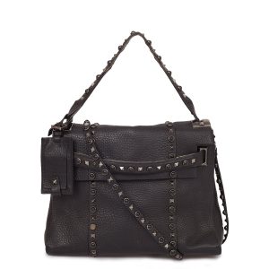Bolsa Valentino Studs Preta