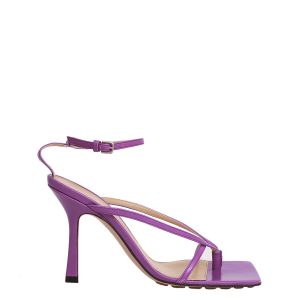 Sandália Bottega Veneta Stretch Strap Roxa Tam 35 Br