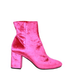 Bota Balenciaga Veludo Rosa TAM 37 BR