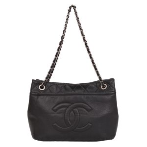 Bolsa Chanel Timeless CC Shopping Tote Preta