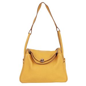 Bolsa Hermes Lindy 30 Amarela
