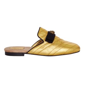 Mule Gucci Dourado Tam 35 Br