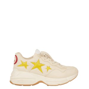 Tênis Gucci Rhyton Bege Estrelas Tam 39 Br