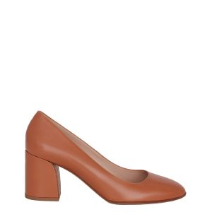 Sapato Tods Caramelo Salto Bloco Tam 37 Br
