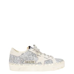 Tênis Golden Goose  Flat Hi Star Prata Tam 34 Br