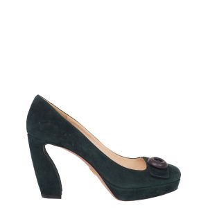 Sapato Prada Verde Escuro Tam 385 Br