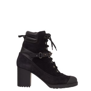Coturno Valentino Preto Com Studs TAM 36 BR