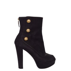 Ankle Boot Louis Vuitton Preta Tam 375 Br