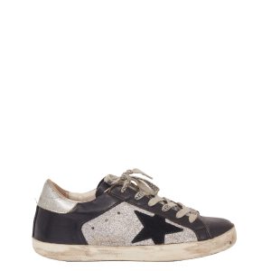 Tênis Golden Goose preto com brilho TAM 35 BR