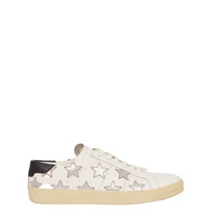 Tênis Saint Laurent Branco com Estrelas TAM 37 BR