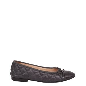 Sapatilha Chanel Classic Cinza TAM 345 BR