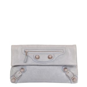 Clutch Balenciaga Azul Bebê