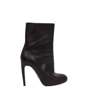 Bota Gucci Couro Preta Tam 345 Br