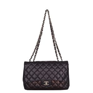 Bolsa Chanel Classic Flap Jumbo Preta
