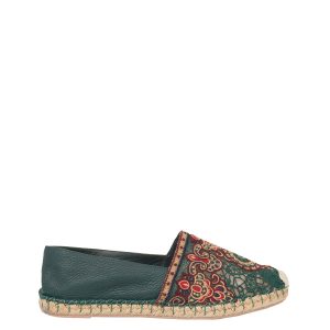 Espadrille Valentino Verde Bordada Tam 39 Br