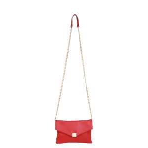 Bolsa Carolina Herrera Wallet Chain Vermelha