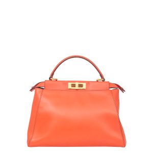 Bolsa Fendi Peekaboo Laranja