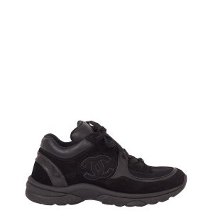 Tênis Chanel CC Preto Tam 37 Br