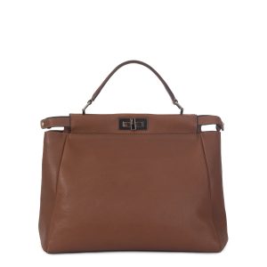 Bolsa Fendi Peekaboo Large Marrom