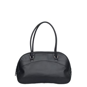 Bolsa Prada Vintage Preta de Couro