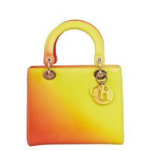 Bolsa Christian Dior Lady Dior Yellow Sunset